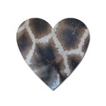 Giraffe Skin Magnet (Heart)