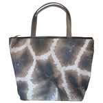 Giraffe Skin Bucket Bag