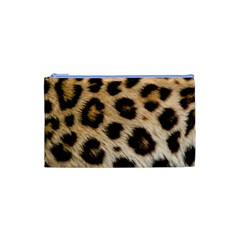 Leopard Skin Cosmetic Bag (Small) from UrbanLoad.com Front