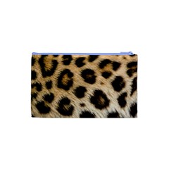 Leopard Skin Cosmetic Bag (Small) from UrbanLoad.com Back