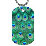 Peacock Feather 1 Dog Tag (One Side)