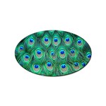 Peacock Feather 1 Sticker Oval (100 pack)