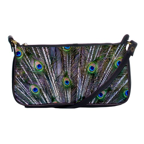 Peacock Feathers 3 Shoulder Clutch Bag from UrbanLoad.com Front