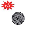 Snake Skin 1 1  Mini Button (10 pack) 