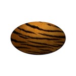Tiger Skin 2 Sticker Oval (100 pack)
