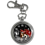 Crimson Wings Key Chain Watch