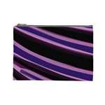 Purple Tiger Custom Cosmetic Bag (Large)