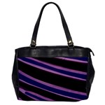 Purple Tiger Custom Oversize Office Handbag (One Side)