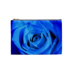 Blue Rose Custom Cosmetic Bag (Medium)