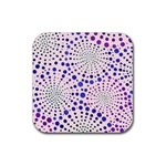 Blue Rotations Custom Rubber Square Coaster (4 pack)