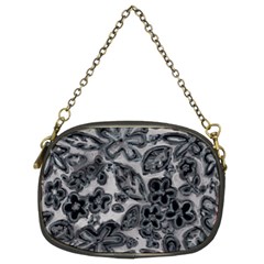 Gray Paisley Custom Chain Purse (Two Sides) from UrbanLoad.com Front