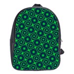 Green Mirage Custom School Bag (Large)