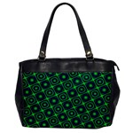 Green Mirage Custom Oversize Office Handbag (One Side)