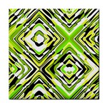 Green Maze Custom Tile Coaster
