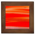 Orange Haze Custom Framed Tile