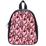 Pink Curl Custom School Bag (Small)