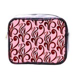 Pink Curl Custom Mini Toiletries Bag (One Side)
