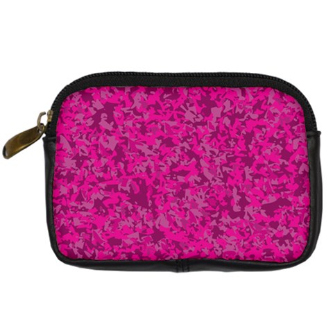Hot Pink Custom Digital Camera Leather Case from UrbanLoad.com Front