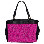 Hot Pink Custom Oversize Office Handbag (Two Sides)