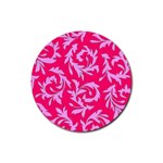 Pink Dream Custom Rubber Round Coaster (4 pack)