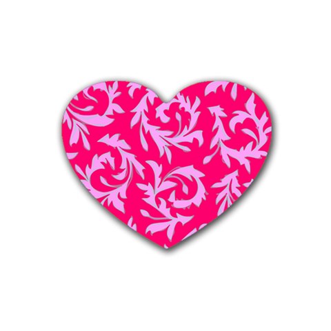 Pink Dream Custom Heart Coaster (4 pack) from UrbanLoad.com Front