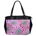 Pink Fireworks Custom Oversize Office Handbag (One Side)