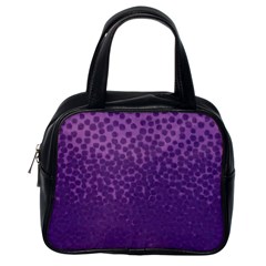 Purple Leopard Custom Classic Handbag (Two Sides) from UrbanLoad.com Back