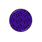 Purple Floral Custom Hat Clip Ball Marker