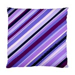 Purple Candy Cane Custom Cushion Case (One Side)