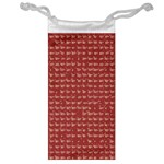 Red Mosaic Custom Jewelry Bag