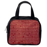 Red Mosaic Custom Classic Handbag (One Side)