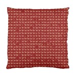 Red Mosaic Custom Cushion Case (One Side)