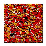 Red Pebbles Custom Tile Coaster