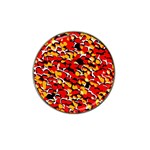Red Pebbles Custom Hat Clip Ball Marker (10 pack)