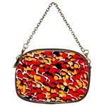 Red Pebbles Custom Chain Purse (Two Sides)