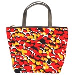 Red Pebbles Custom Bucket Bag