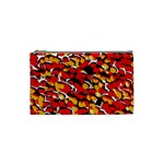 Red Pebbles Custom Cosmetic Bag (Small)