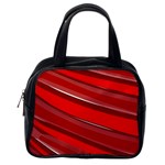 Red Stripe Custom Classic Handbag (One Side)
