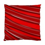 Red Stripe Custom Cushion Case (One Side)