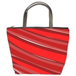Red Stripe Custom Bucket Bag