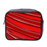 Red Stripe Custom Mini Toiletries Bag (Two Sides)