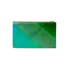 Turquoise Dream Custom Cosmetic Bag (Small) from UrbanLoad.com Back