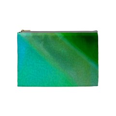 Turquoise Dream Custom Cosmetic Bag (Medium) from UrbanLoad.com Front
