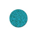 Turquoise Weave Custom Golf Ball Marker