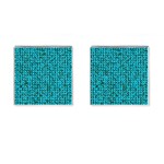 Turquoise Weave Custom Cufflinks (Square)