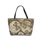 world-map1689 Classic Shoulder Handbag