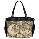 world-map1689 Oversize Office Handbag (Two Sides)