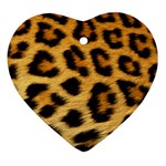 Cheetah Ornament (Heart)