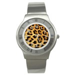 Cheetah Stainless Steel Watch