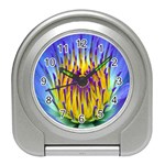 Water Lily Travel Alarm Clock